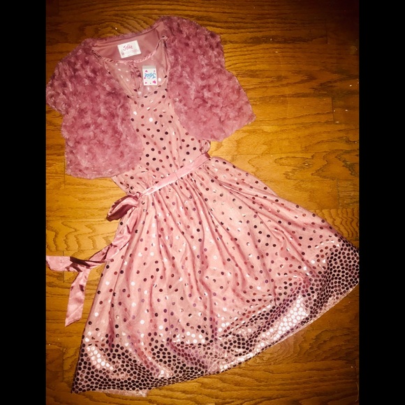 Justice Other - Gorgeous blush pink justice dress size 14 1/2 NWT